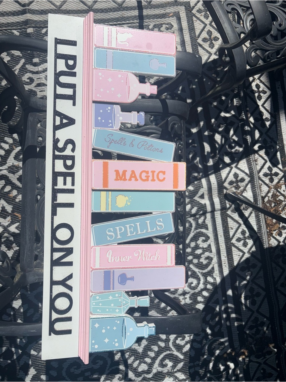 Pastel Magic Spells Wall Decor - Pink & Blue - Picture 2 of 3